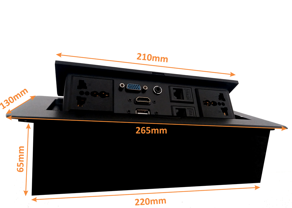 ابعاد پنل رومیزی کنفرانس
